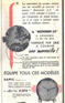 Publicité Jaz sur Match  17 avril 1954 partie Haute